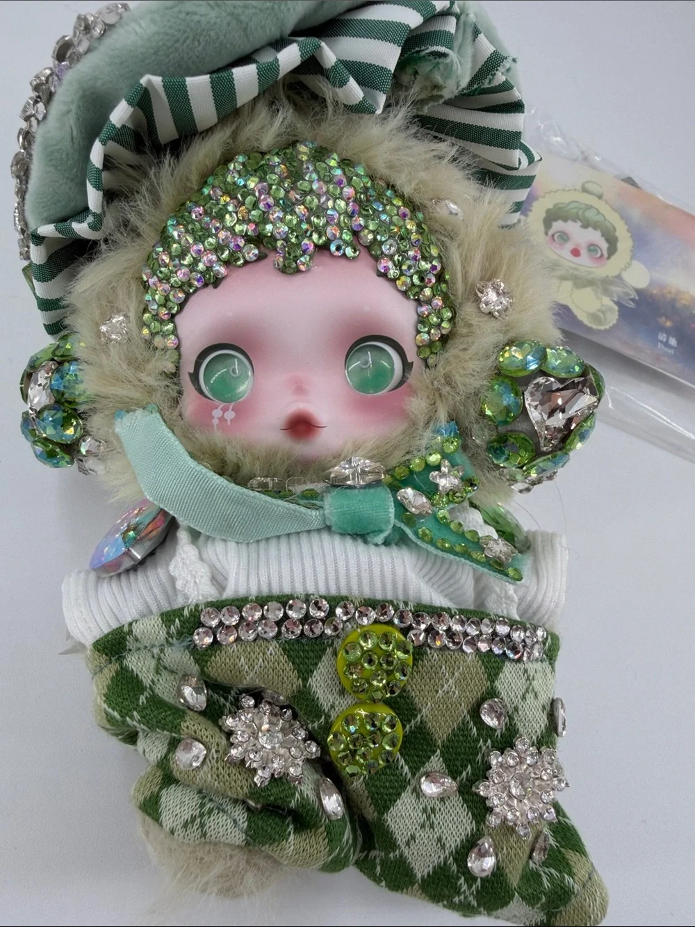 Authentic SKULLPANDA L’impressionnisme Series – Pond | OOAK Hand-Embellished